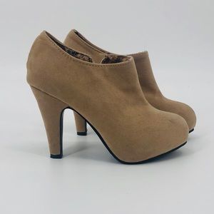 Vero Cuoio Tan Italian Suede Booties